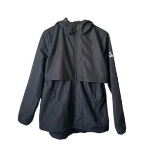 $120 Gerry Lightweight Black Windbreaker Rain Jacket Hooded - M
